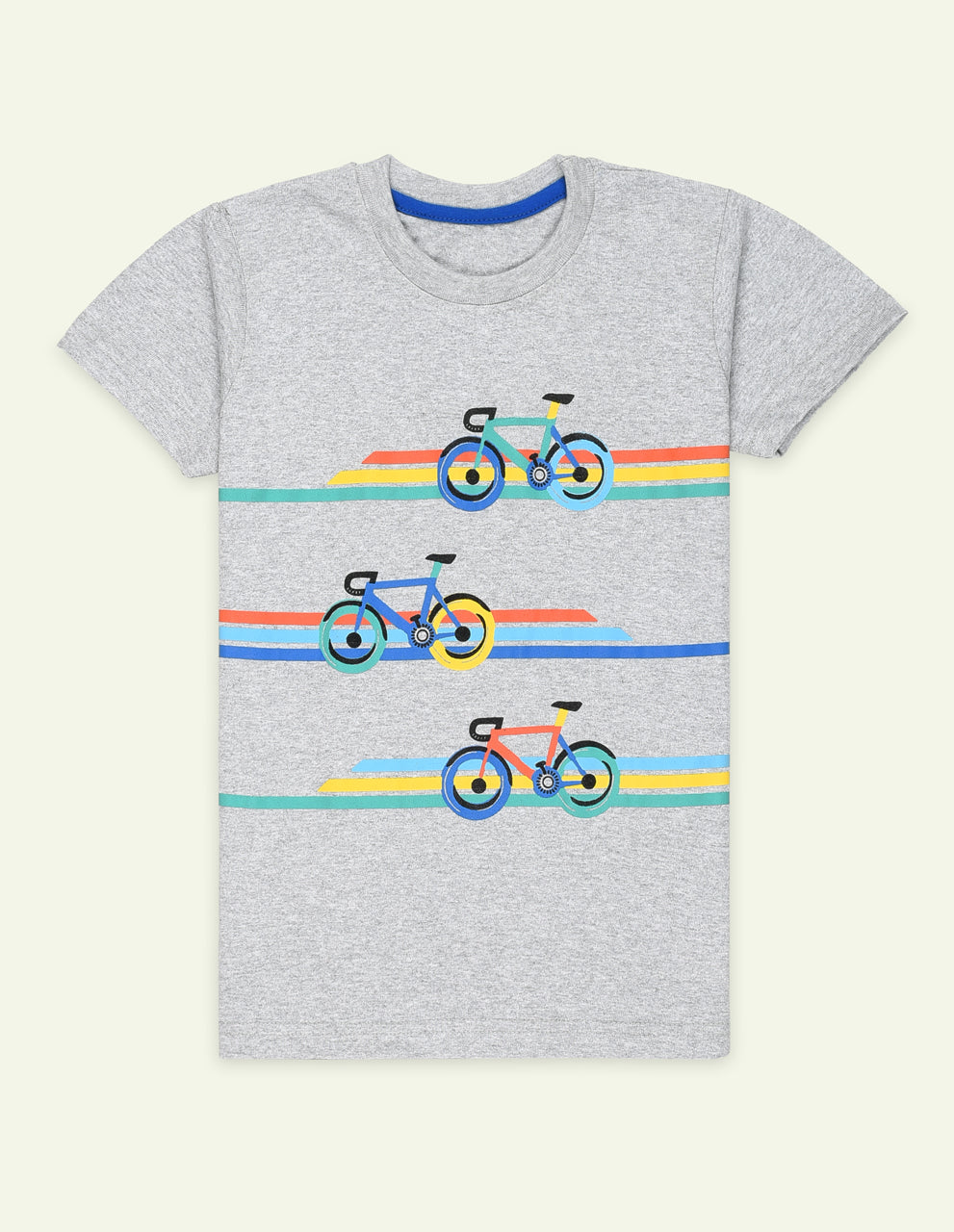 Heather Grey Bicycle Graphic Tee