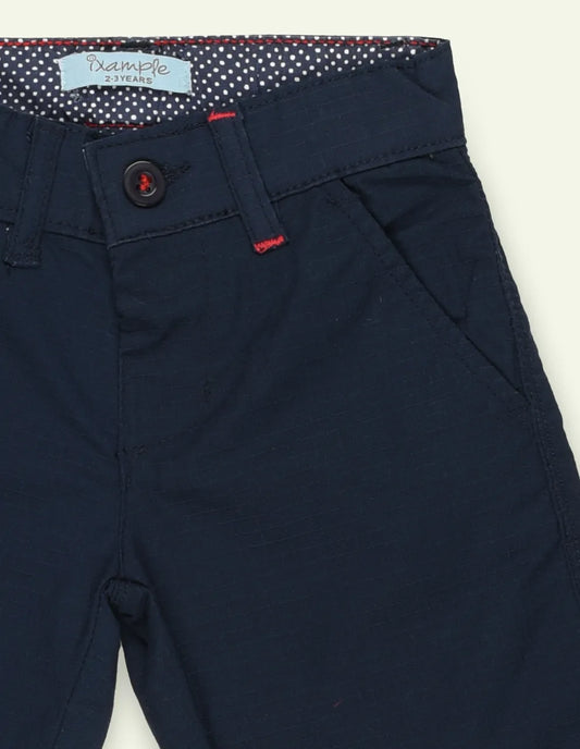 Navy Cotton Short