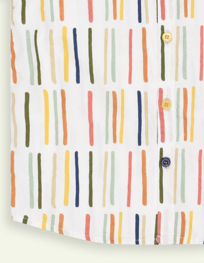 Boys Cotton Printed Shirt