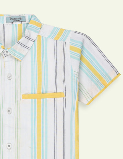 Boys Multi Stripe Shirt
