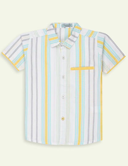 Boys Multi Stripe Shirt