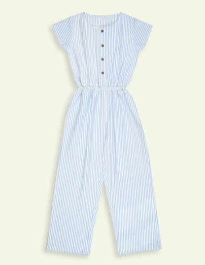 Girls Striped Jumpsuit