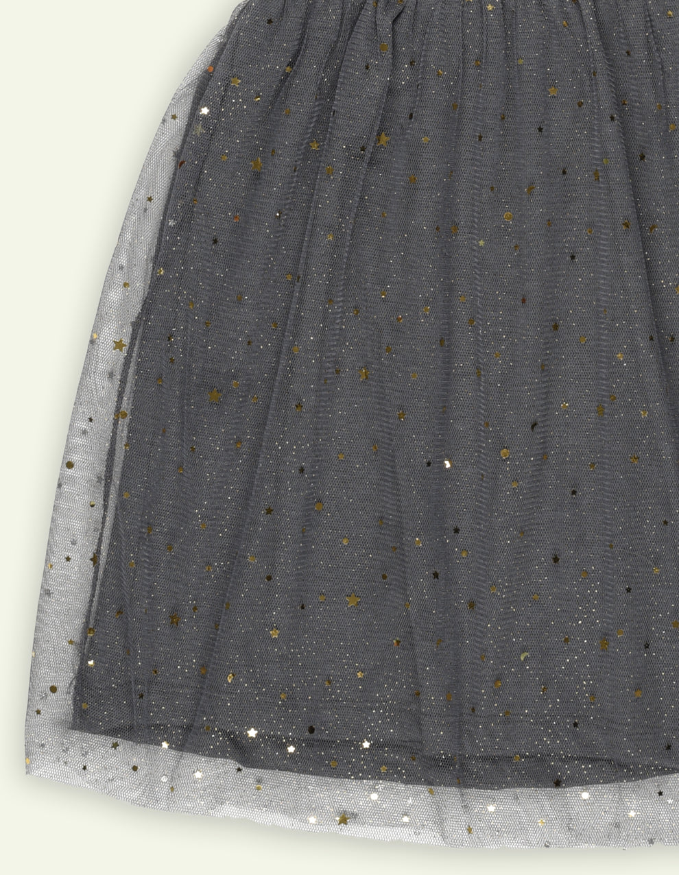 Charcoal Grey Tulle Skirt Dress