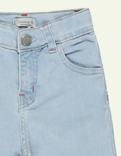 Girls Wide Leg Denim Jeans