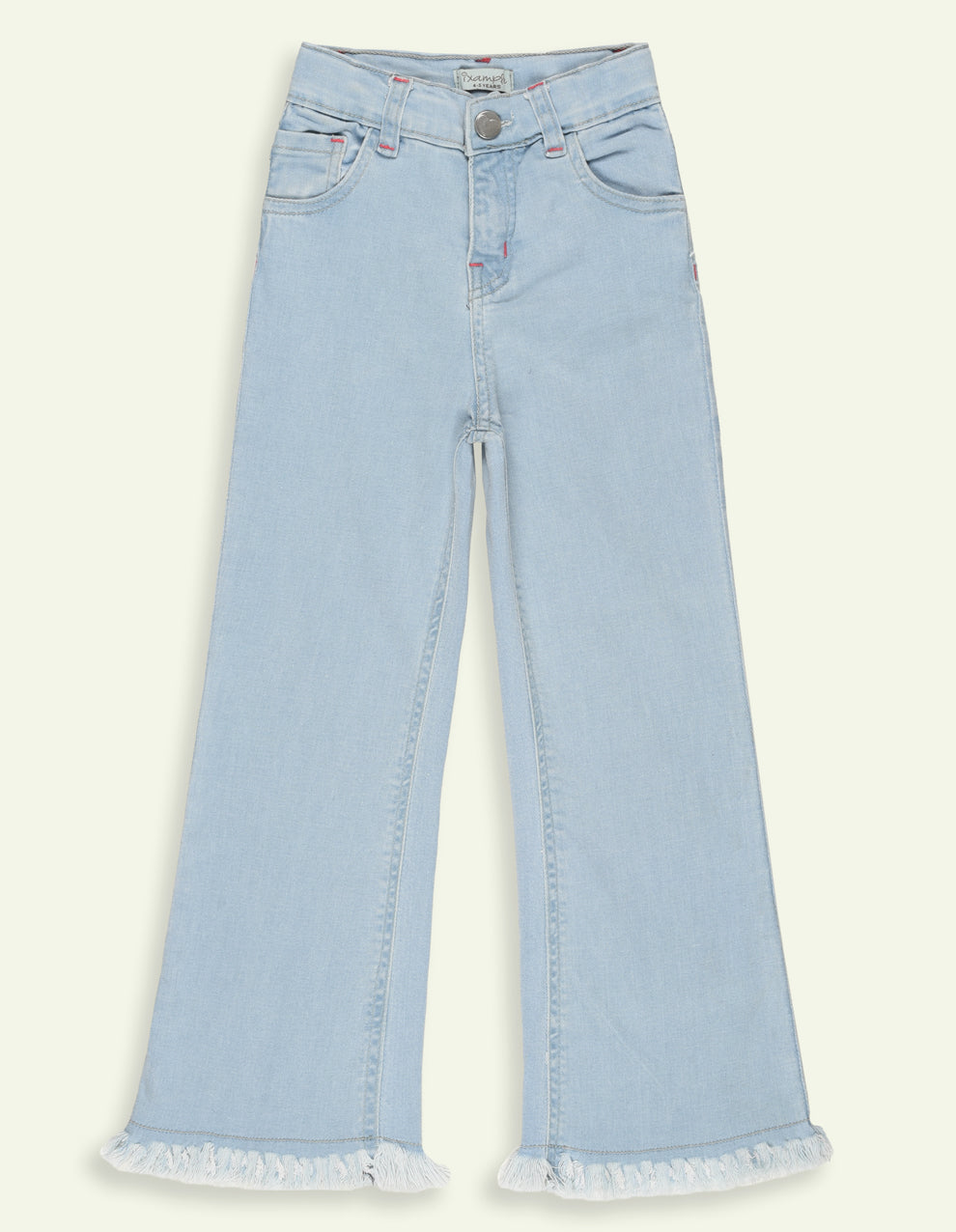 Girls Wide Leg Denim Jeans