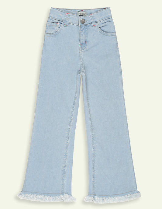 Girls Flared Denim Jeans