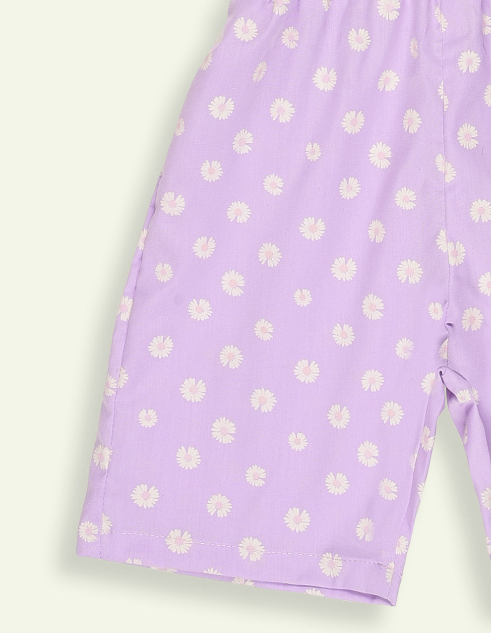 Girls Floral Printed Playsuit