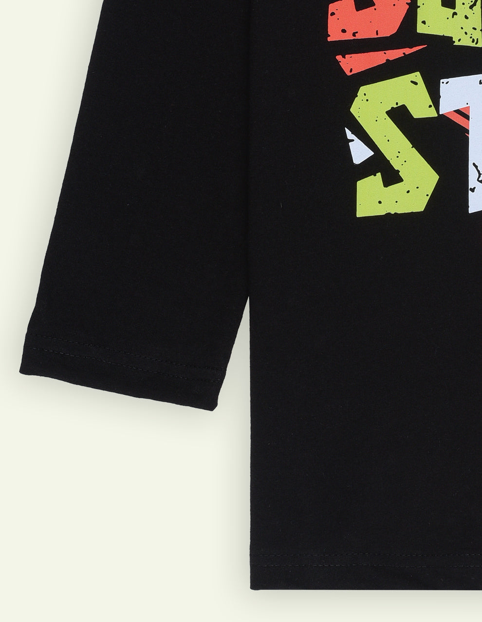 Black SUPERSTAR Long Sleeve Tee