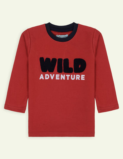 Wild Chenille Embroidered French Terry Tshirt