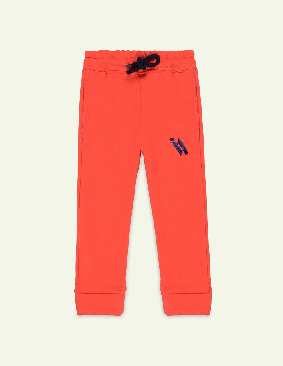 Orange Embroidered Trouser