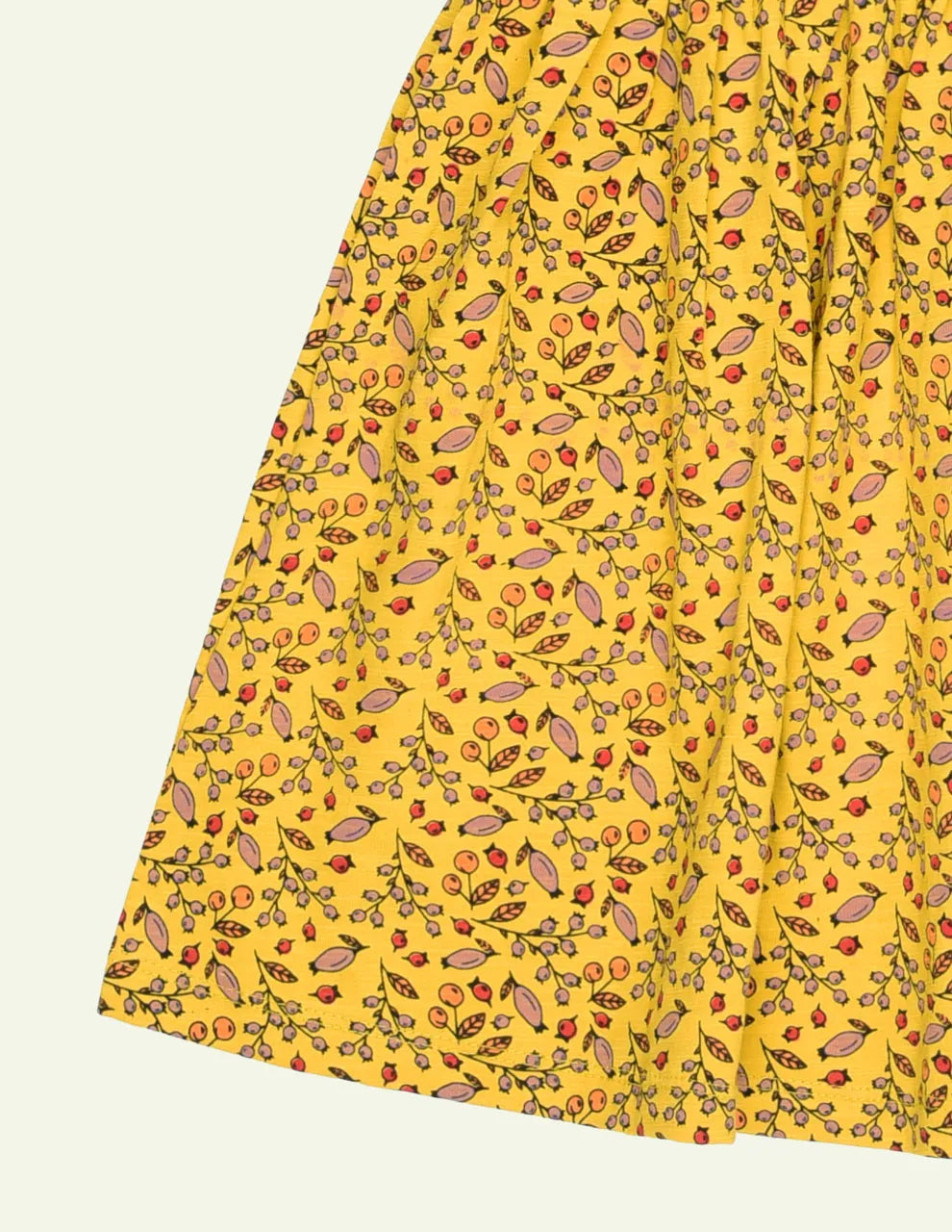 Yellow Printed Dress