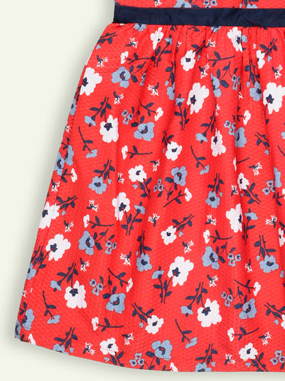 Red Floral Dress