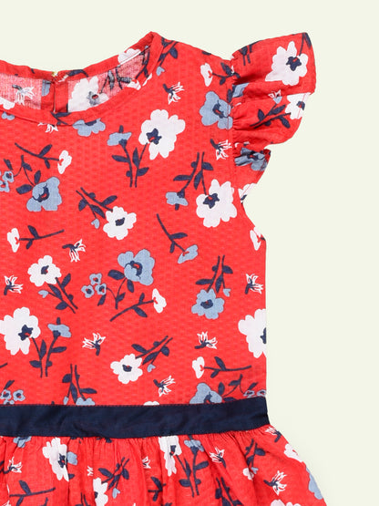Red Floral Dress