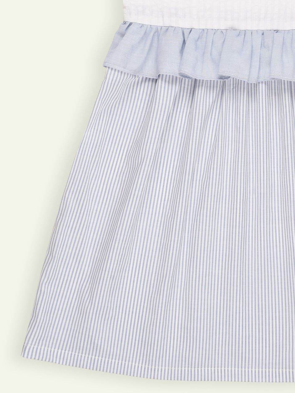 Blue & White Striped Dress