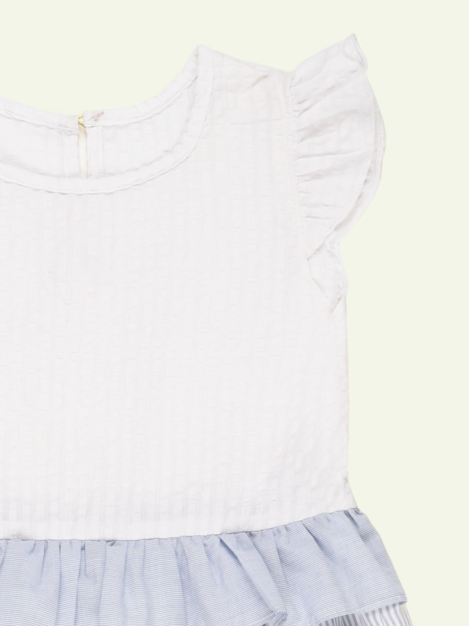 Blue & White Striped Dress