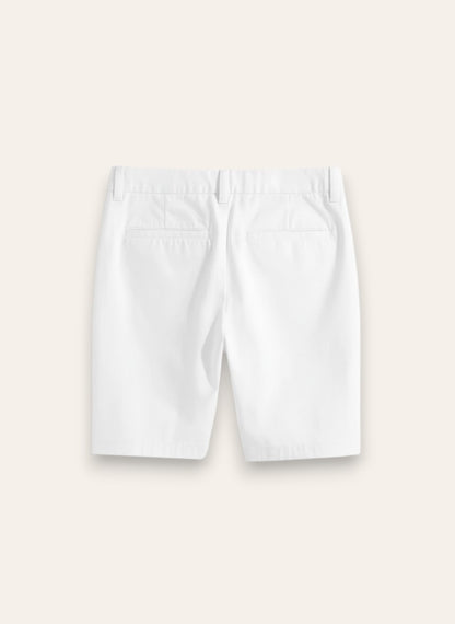 White Chino Shorts