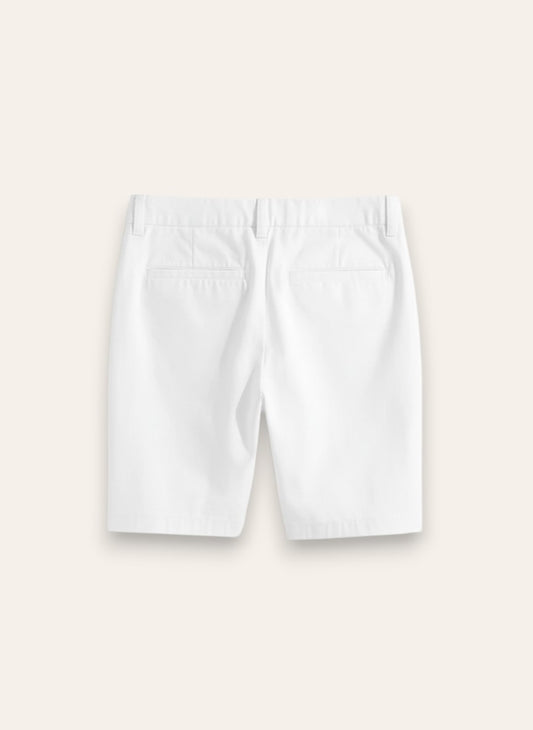 White Chino Shorts