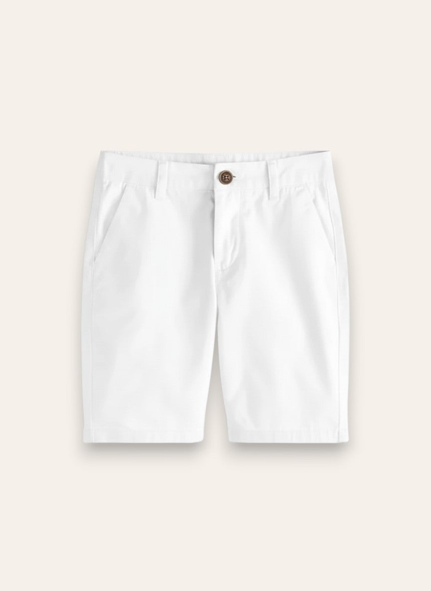 White Chino Shorts