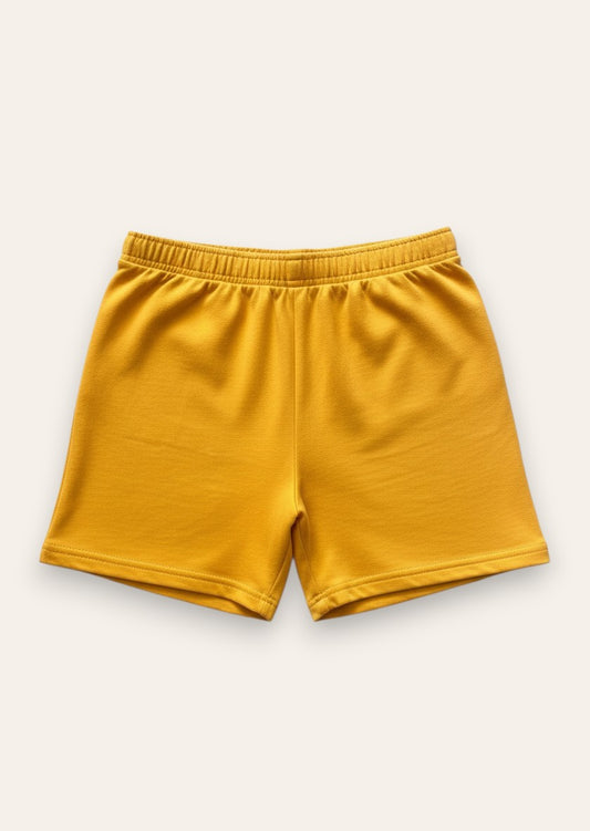 Yellow Terry Shorts