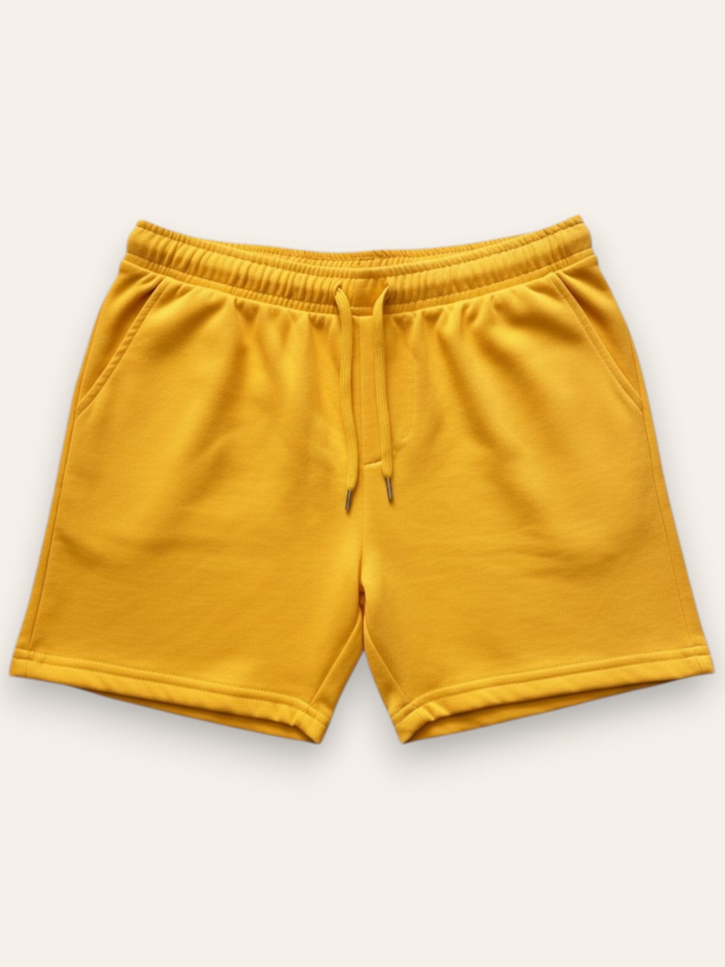 Yellow Terry Shorts