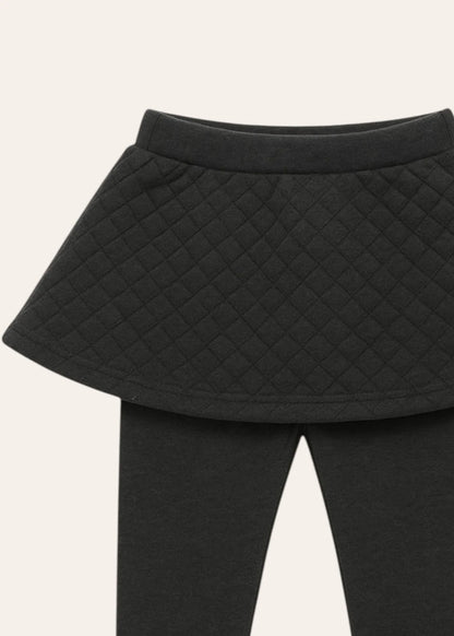 Grey Fleece Trouser with Skirt