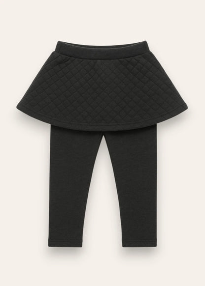 Grey Fleece Trouser with Skirt