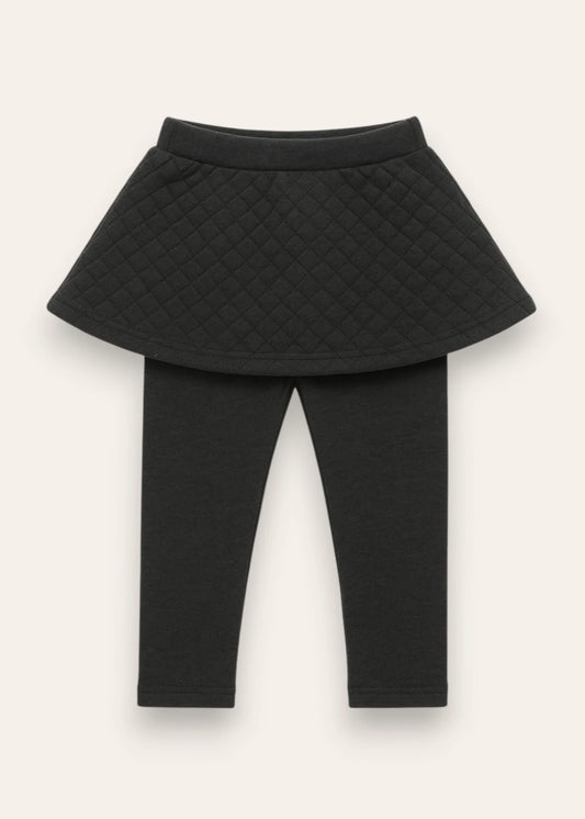 Grey Fleece Trouser with Skirt